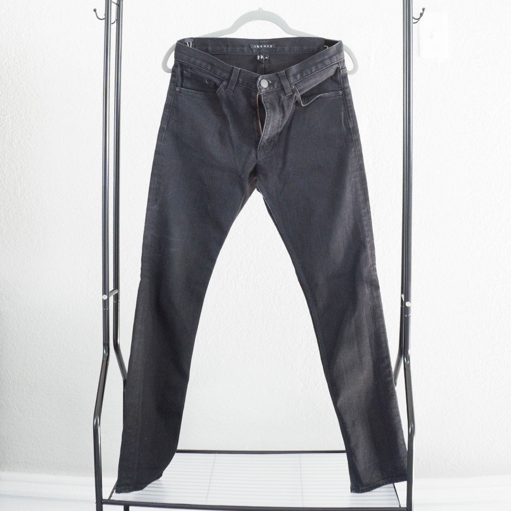 Men's Theory 30x30 Black Slim Jeans